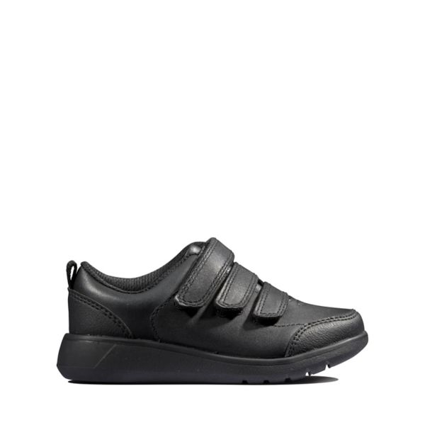 Clarks Girls Scape Sky Toddler School Shoes Black | CA-6875421